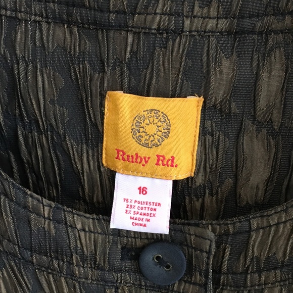 Ruby Rd. Crew Neck Jacket - Picture 3 of 5